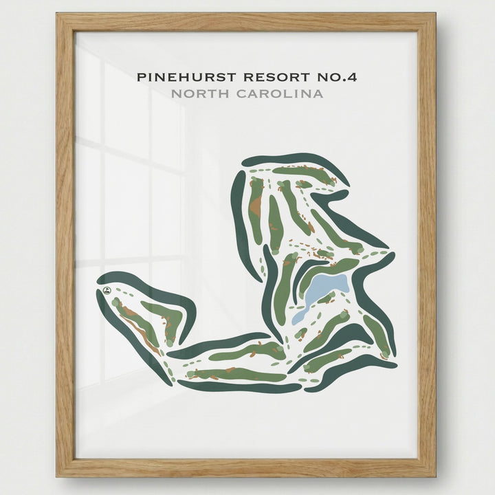 Pinehurst Golf Course No. 4, North Carolina - Printed Golf Courses
