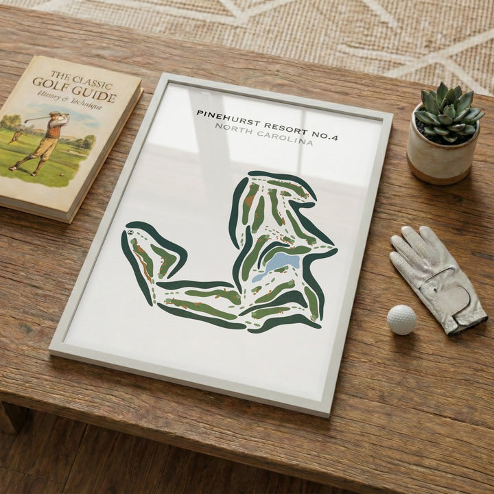 Pinehurst Golf Course No. 4, North Carolina - Printed Golf Courses