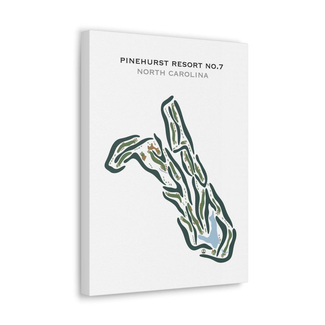 Pinehurst Resort #7, North Carolina - Printed Golf Courses - Golf Course Prints