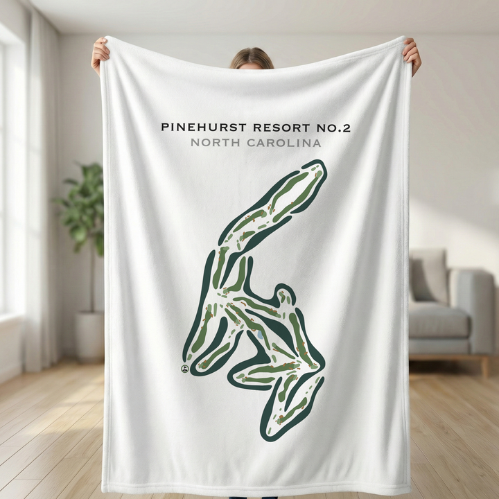 Pinehurst Resort No. 2 Country Club, North Carolina - Printed Golf Courses