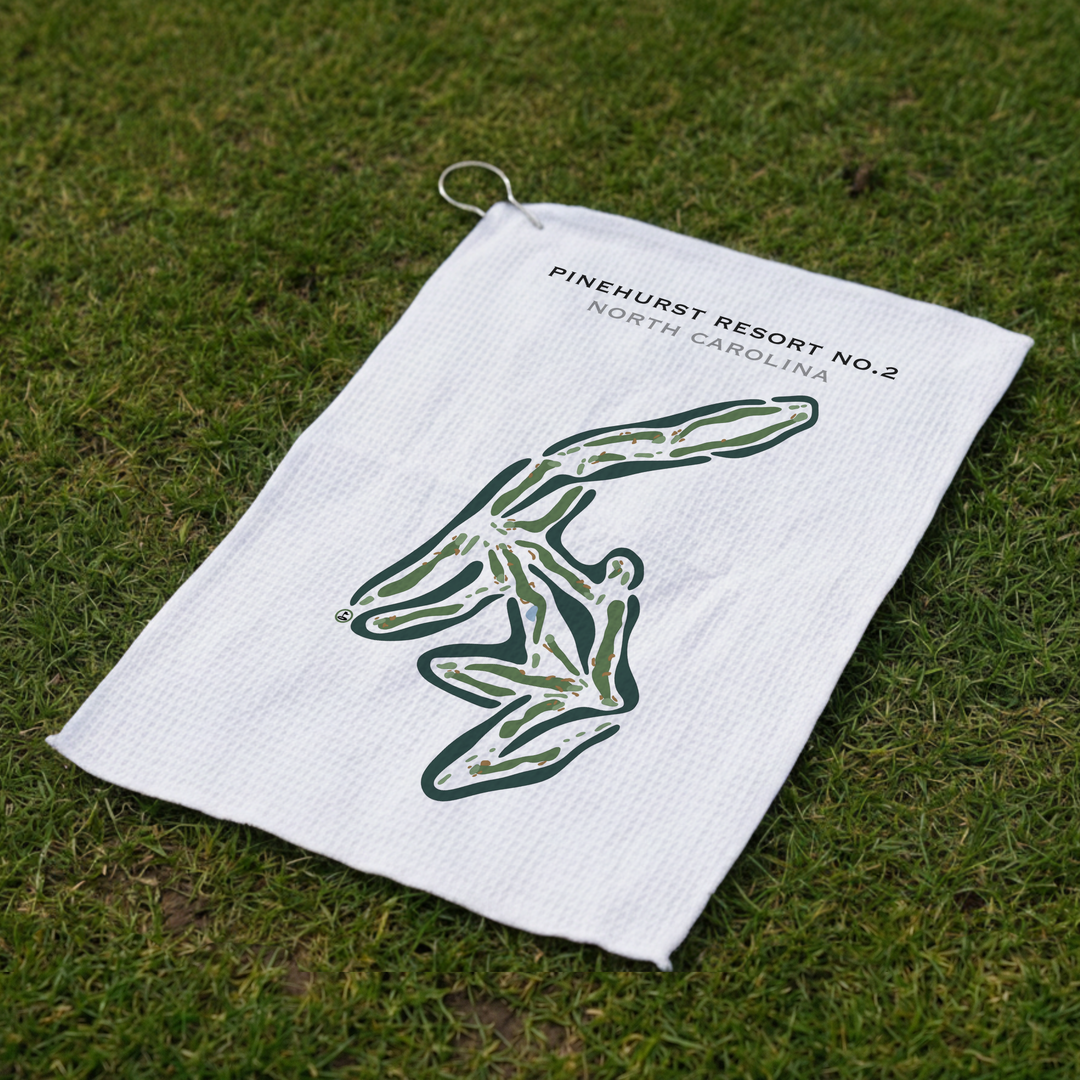Pinehurst Resort No. 2 Country Club, North Carolina - Printed Golf Courses