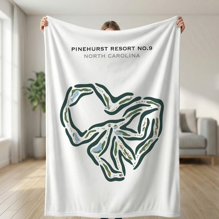 Pinehurst Resort No. 9, North Carolina - Printed Golf Courses