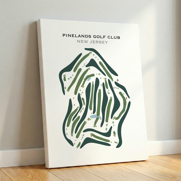 Pinelands Golf Club, New Jersey - Printed Golf Course