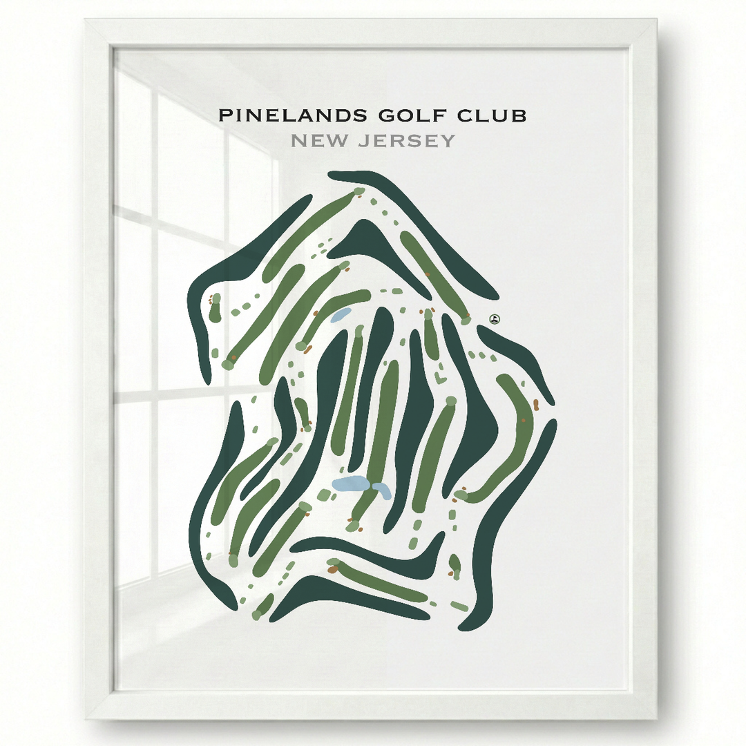 Pinelands Golf Club, New Jersey - Printed Golf Course