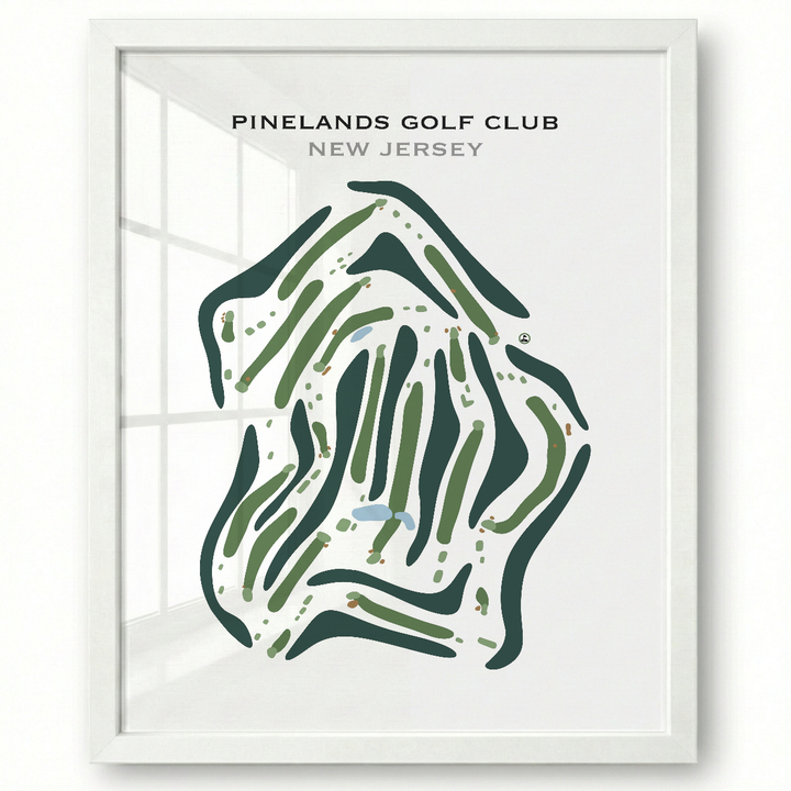 Pinelands Golf Club, New Jersey - Printed Golf Course