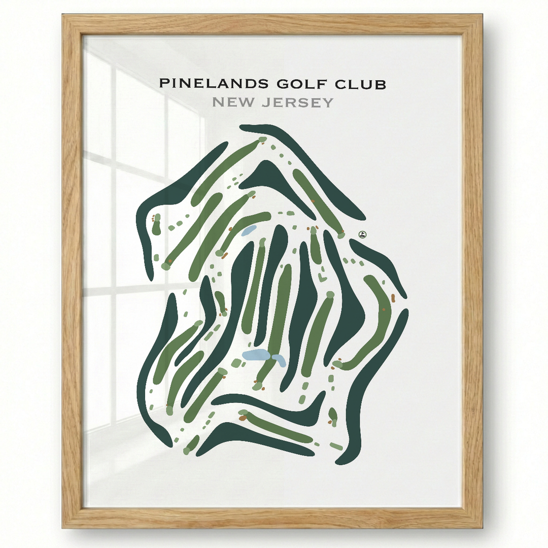 Pinelands Golf Club, New Jersey - Printed Golf Course