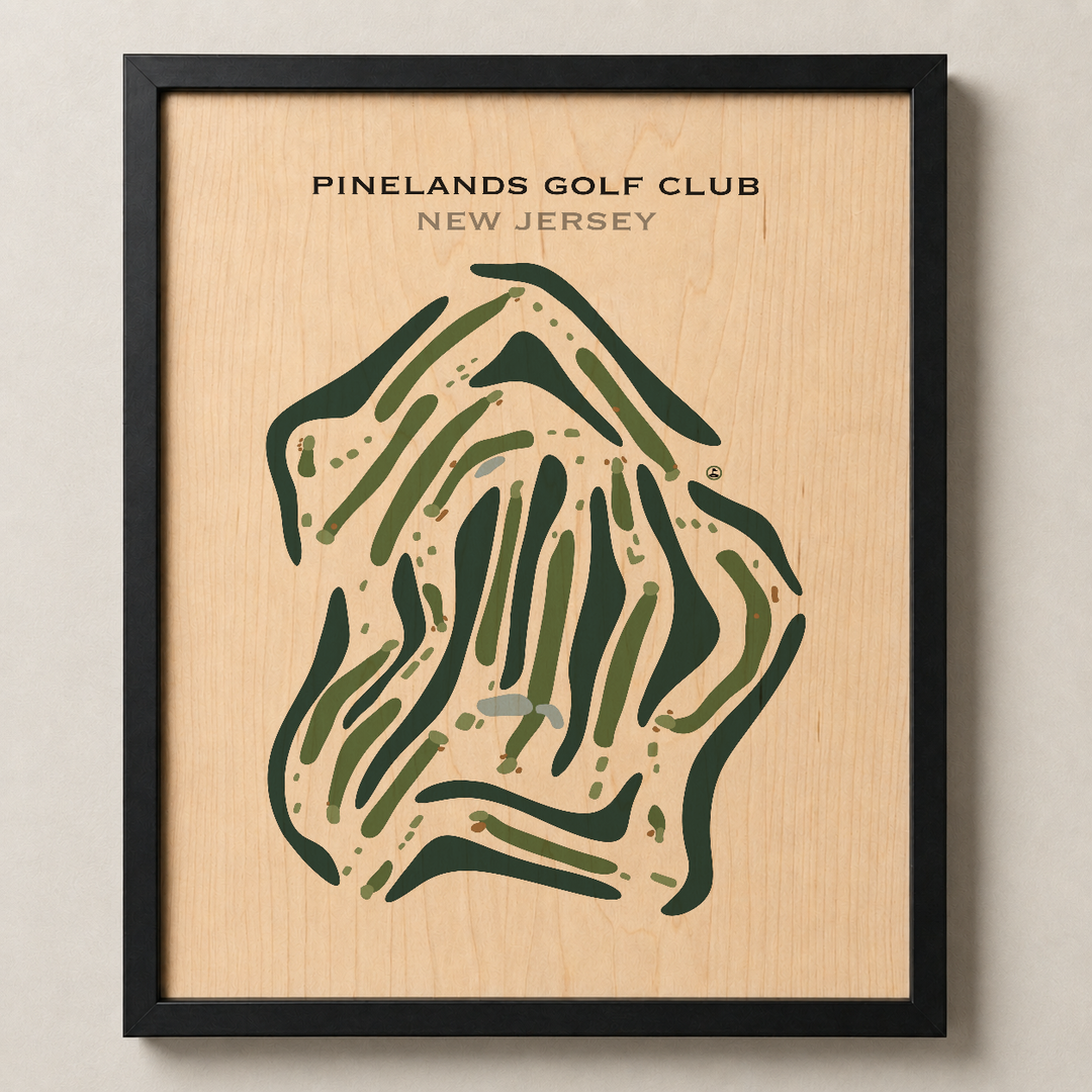 Pinelands Golf Club, New Jersey - Printed Golf Course