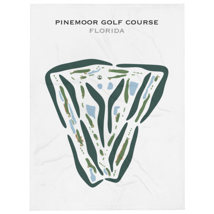 Pinemoor Golf Course, Florida - Printed Golf Courses