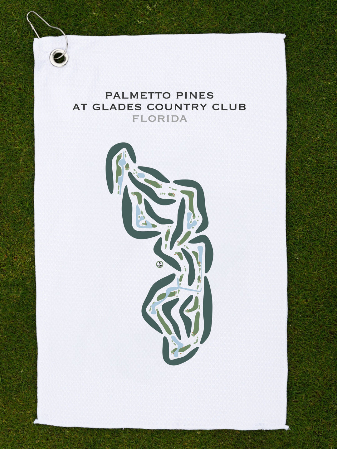 Palmetto Pines Course at Glades Country Club, Florida - Printed Golf Courses