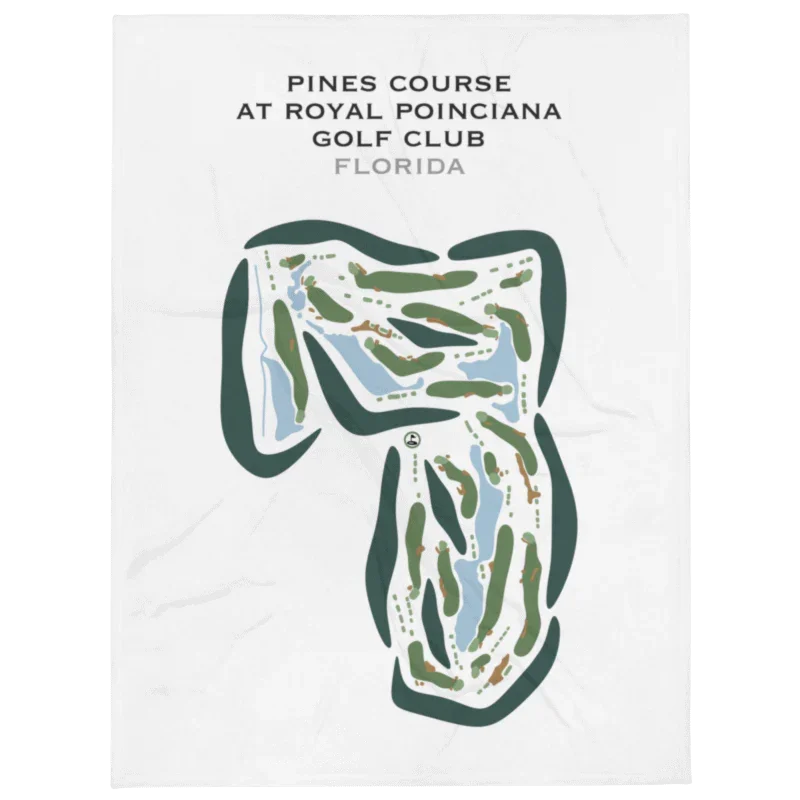 Pines Course at Royal Poinciana Golf Club, Florida  - Printed Golf Courses