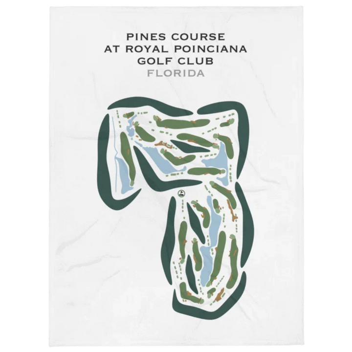 Pines Course at Royal Poinciana Golf Club, Florida  - Printed Golf Courses