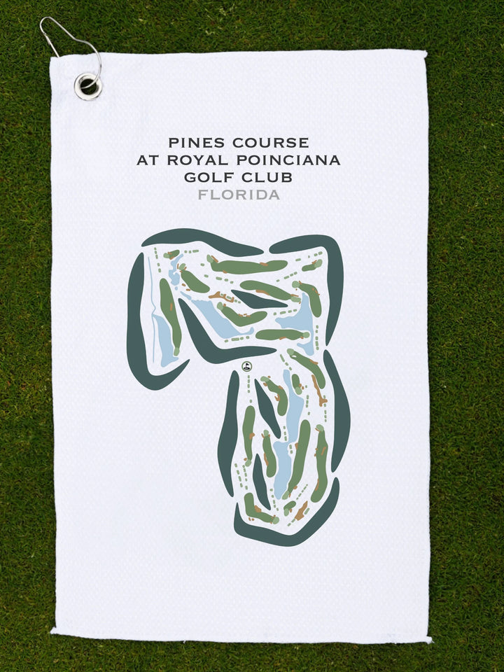 Pines Course at Royal Poinciana Golf Club, Florida  - Printed Golf Courses
