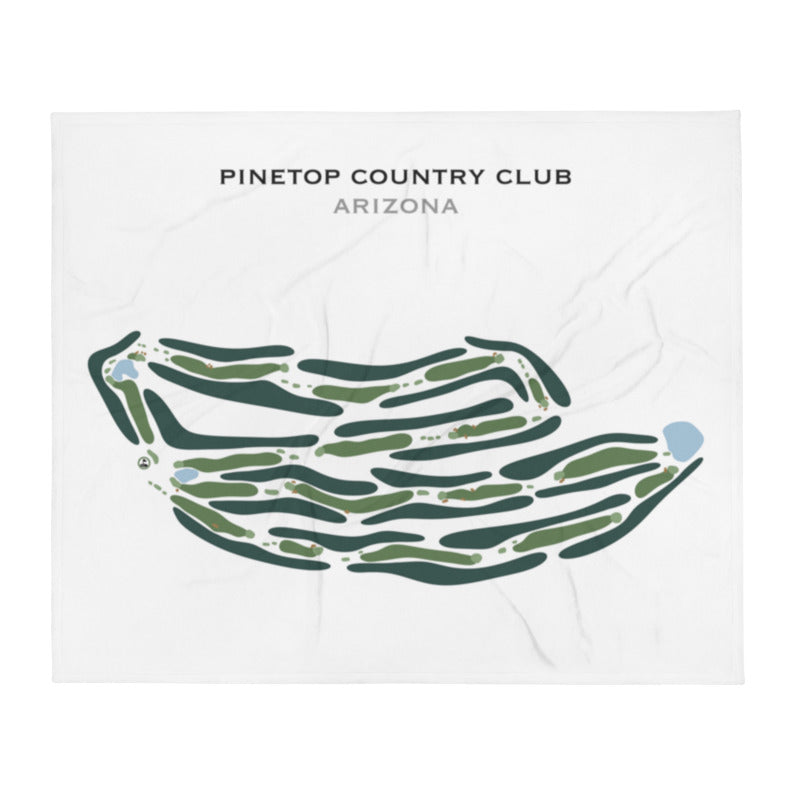 Pinetop Country Club, Arizona - Printed Golf Course