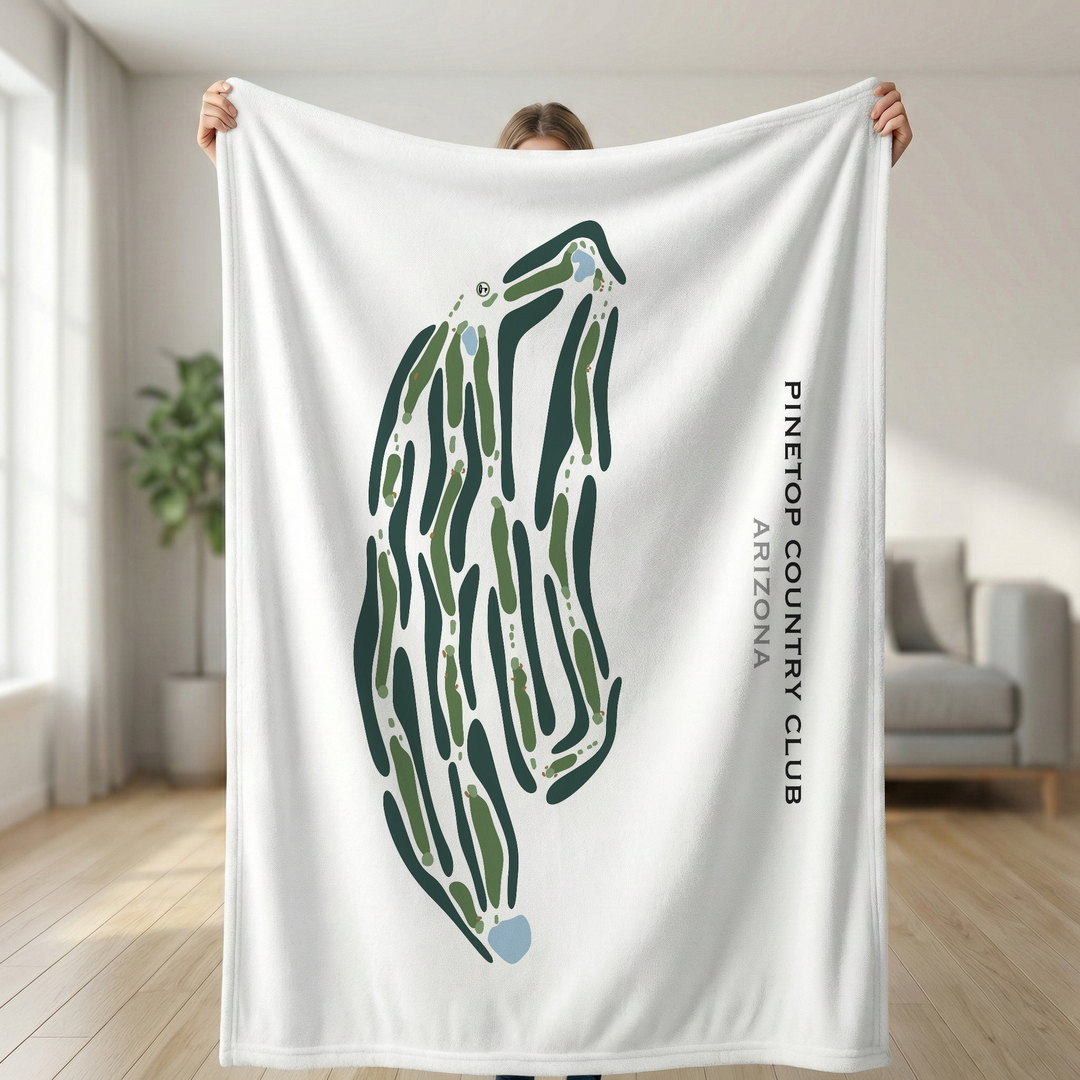Pinetop Country Club, Arizona - Printed Golf Course