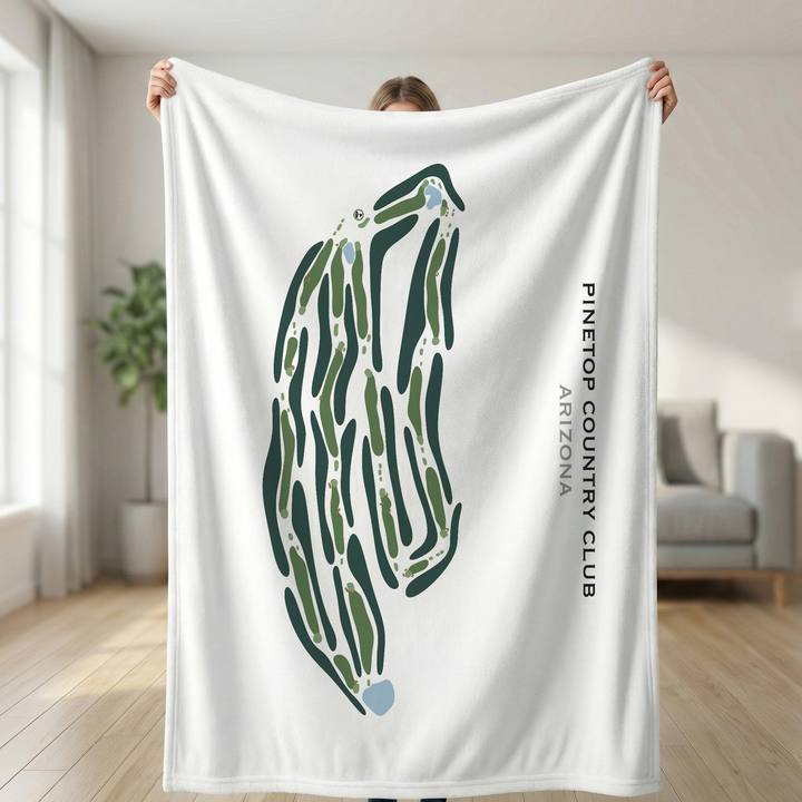 Pinetop Country Club, Arizona - Printed Golf Course