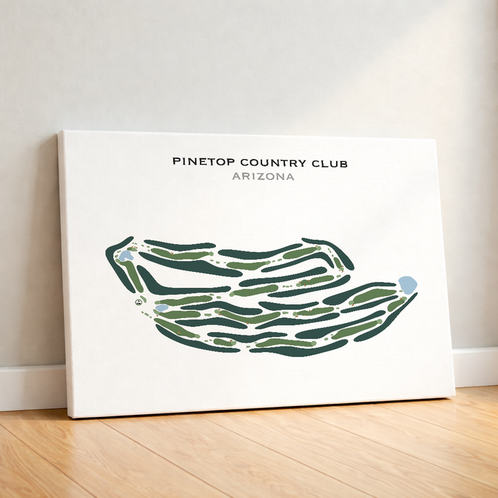 Pinetop Country Club, Arizona - Printed Golf Course