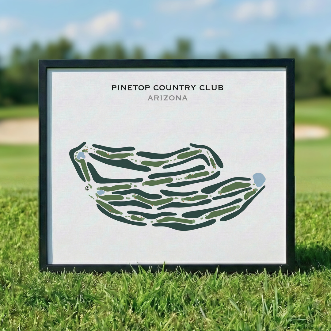 Pinetop Country Club, Arizona - Printed Golf Course