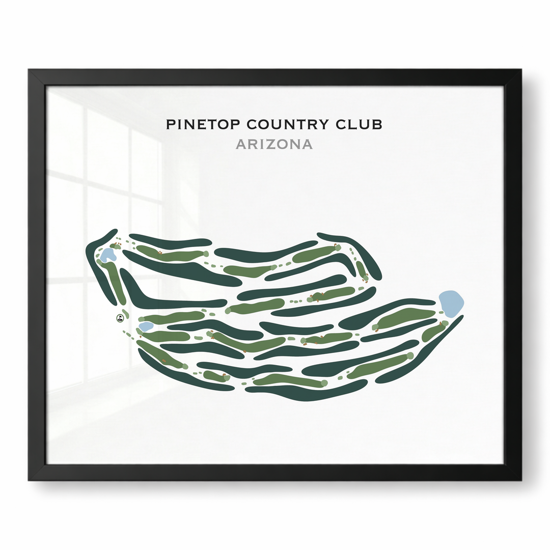Pinetop Country Club, Arizona - Printed Golf Course