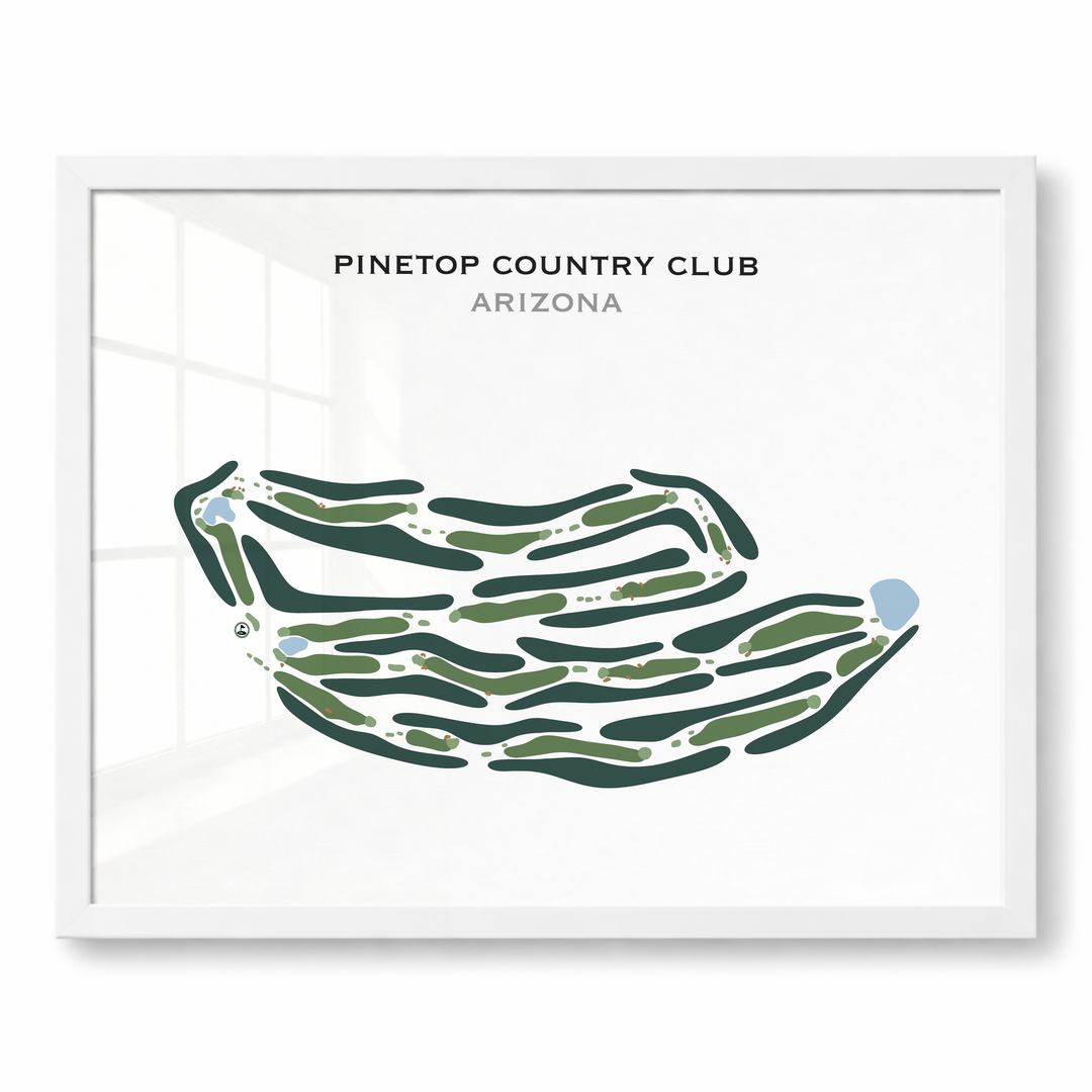 Pinetop Country Club, Arizona - Printed Golf Course