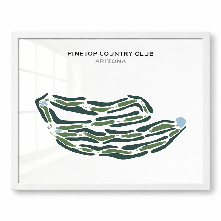 Pinetop Country Club, Arizona - Printed Golf Course
