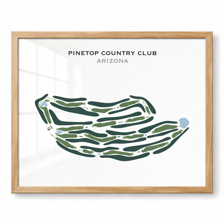 Pinetop Country Club, Arizona - Printed Golf Course