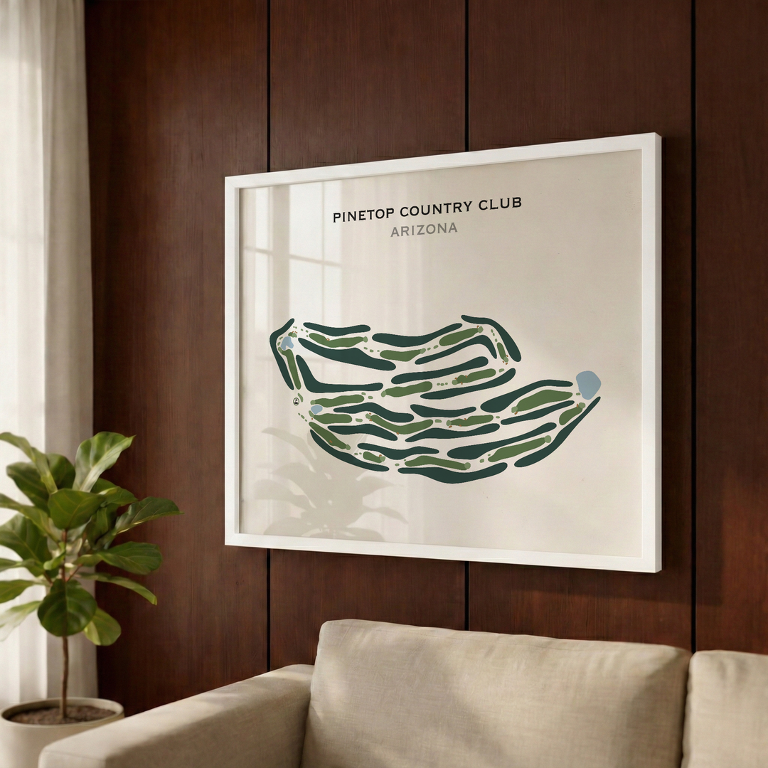 Pinetop Country Club, Arizona - Printed Golf Course