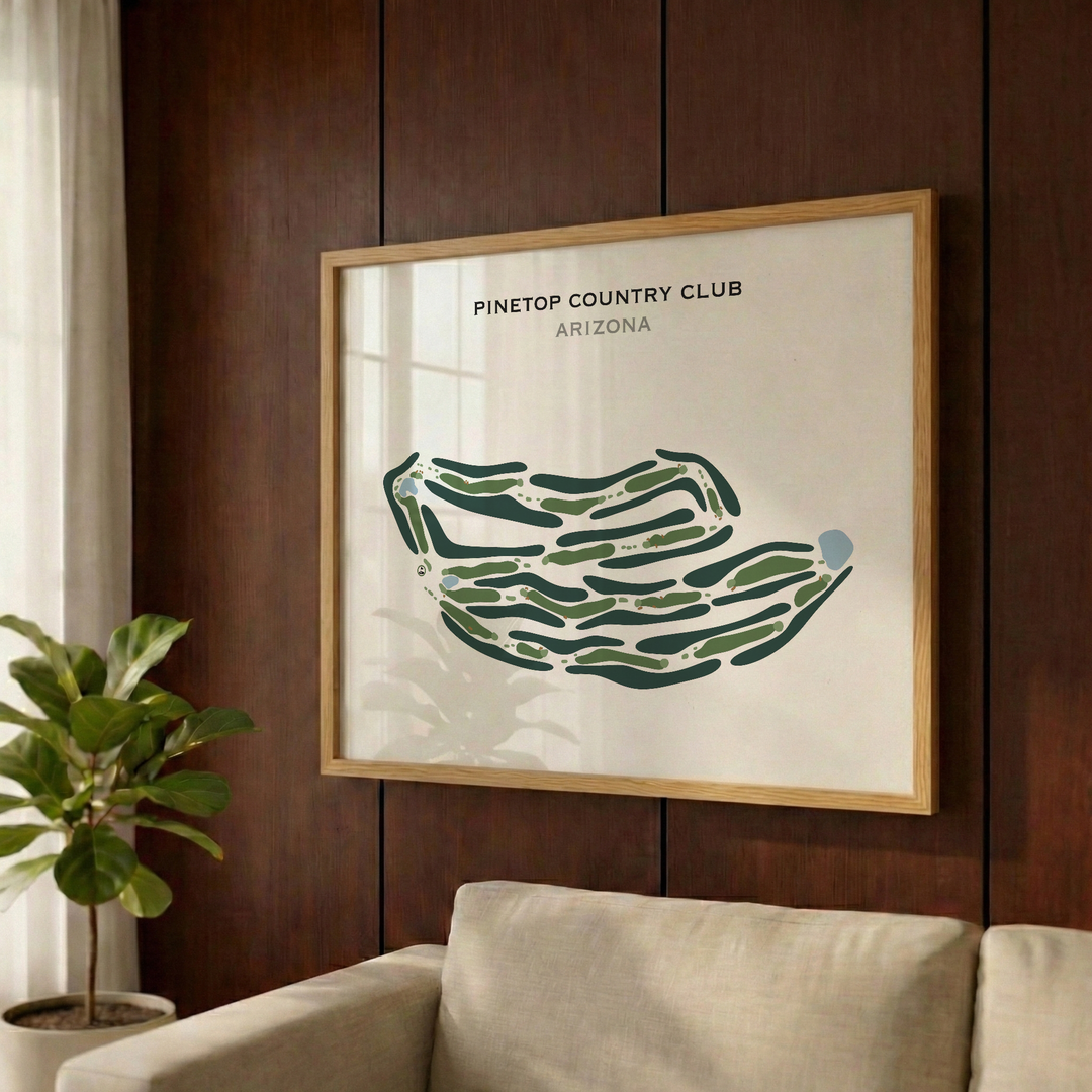 Pinetop Country Club, Arizona - Printed Golf Course