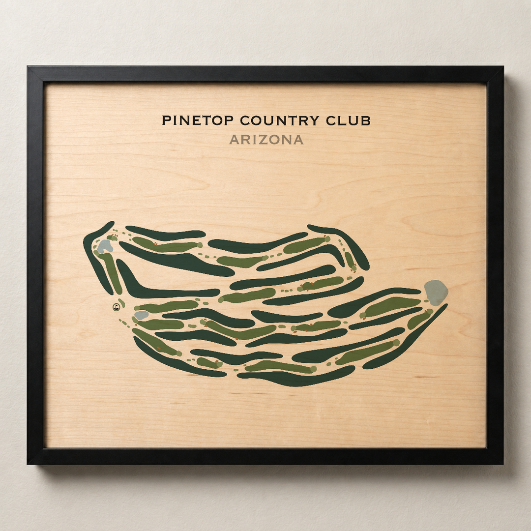 Pinetop Country Club, Arizona - Printed Golf Course