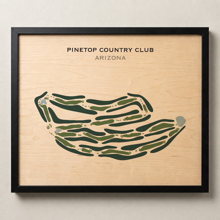 Pinetop Country Club, Arizona - Printed Golf Course