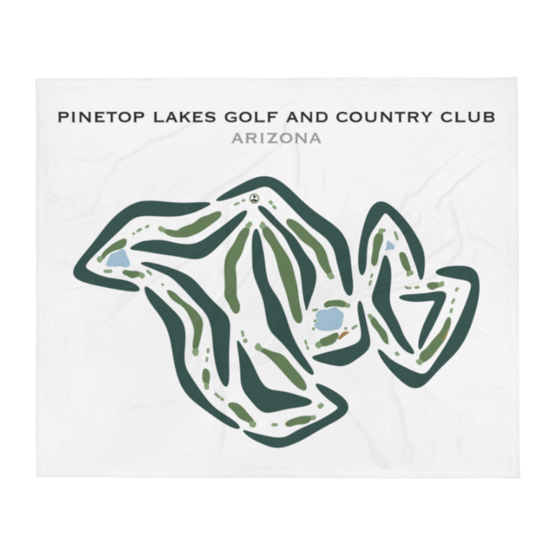 Pinetop Lakes Golf and Country Club, Arizona - Printed Golf Courses