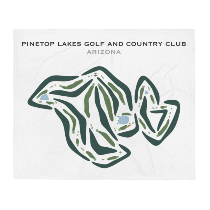 Pinetop Lakes Golf and Country Club, Arizona - Printed Golf Courses