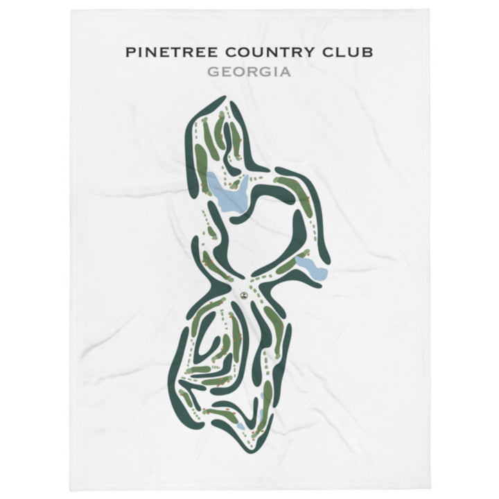Pinetree Country Club, Georgia - Printed Golf Course