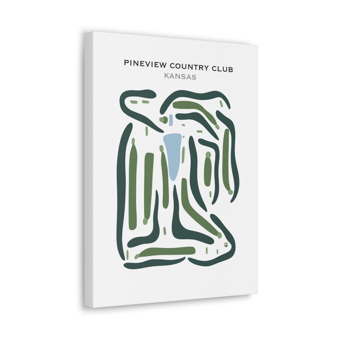 Pineview Country Club, Kansas - Printed Golf Courses
