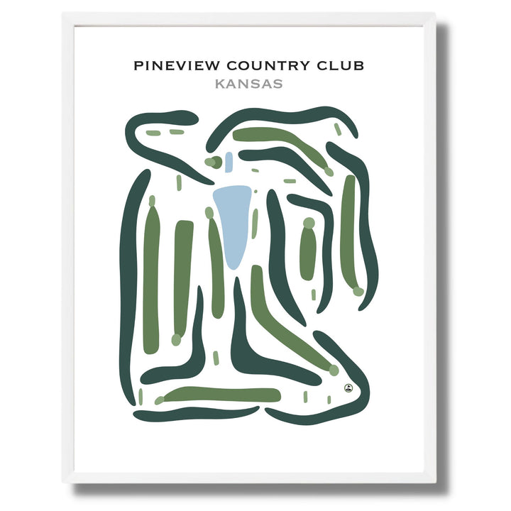 Pineview Country Club, Kansas - Printed Golf Courses