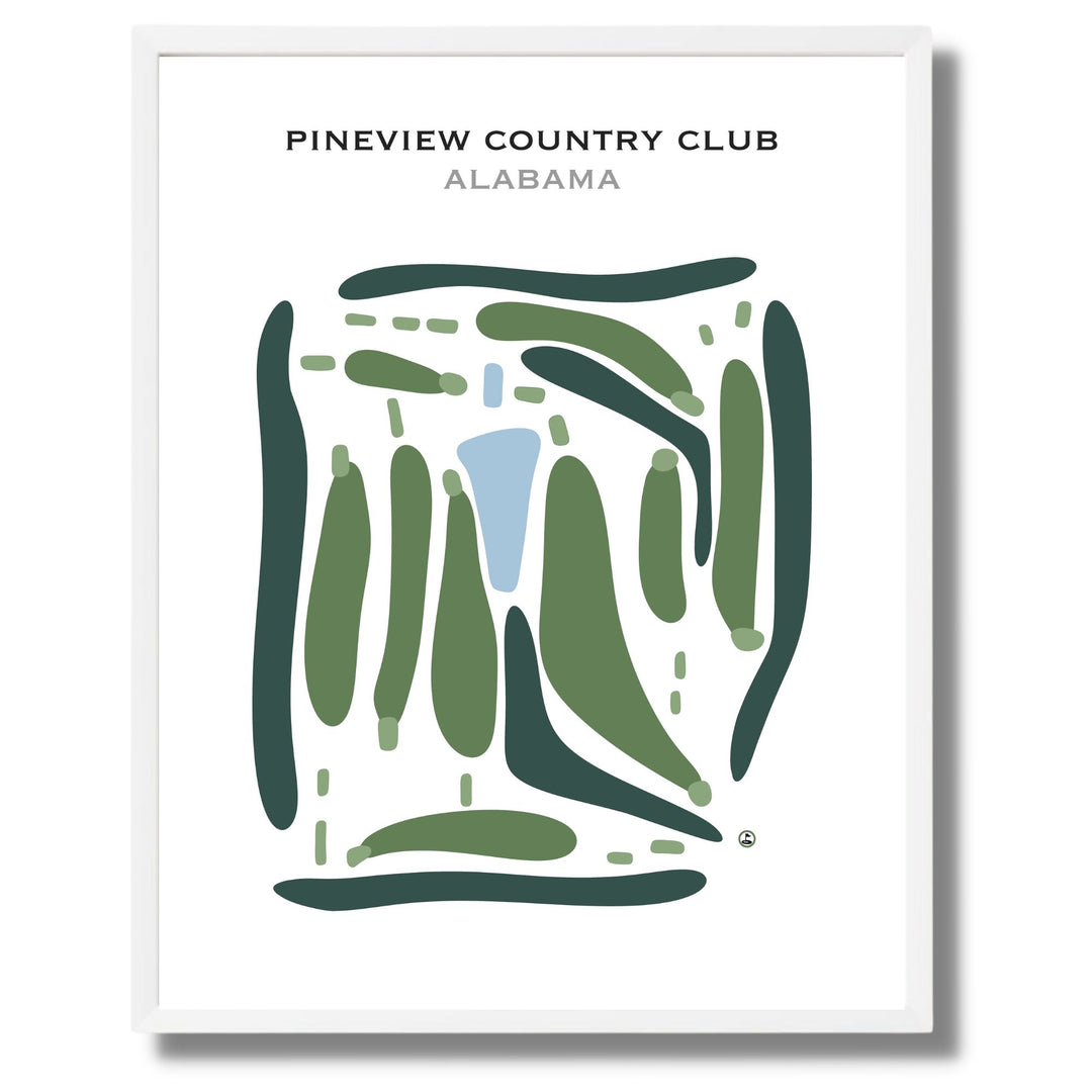 Pineview Country Club, Alabama - Printed Golf Courses