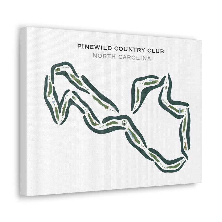 Pinewild Country Club, North Carolina - Printed Golf Courses - Golf Course Prints