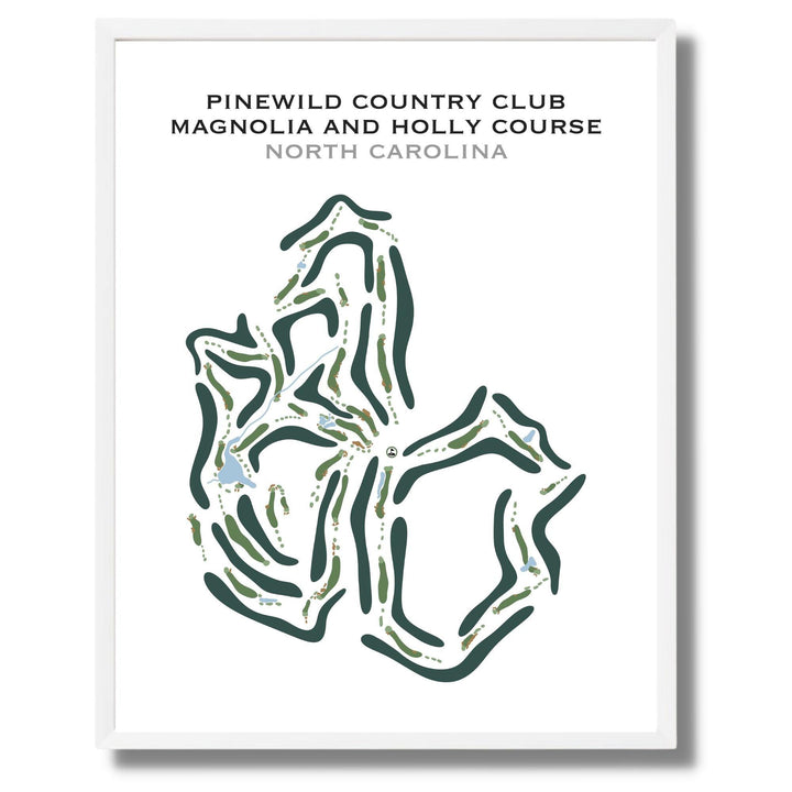 Pinewild Country Club, Magnolia & Holly Courses, North Carolina - Golf Course Prints