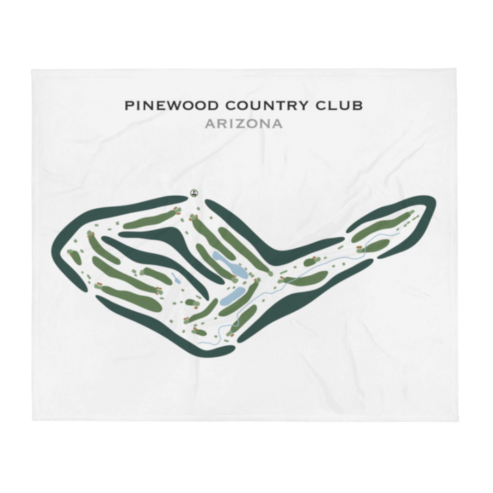 Pinewood Country Club, Arizona - Printed Golf Courses