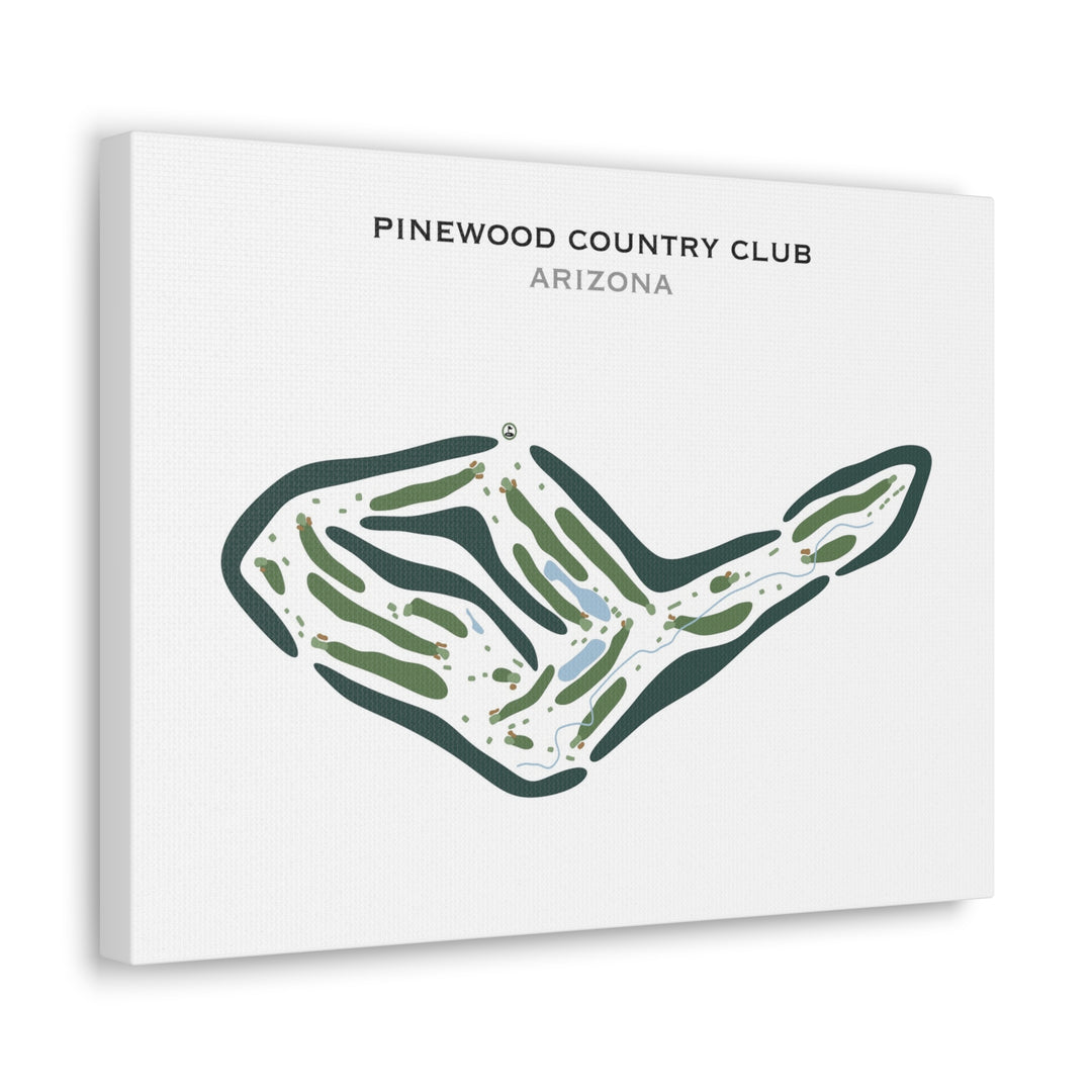 Pinewood Country Club, Arizona - Printed Golf Courses