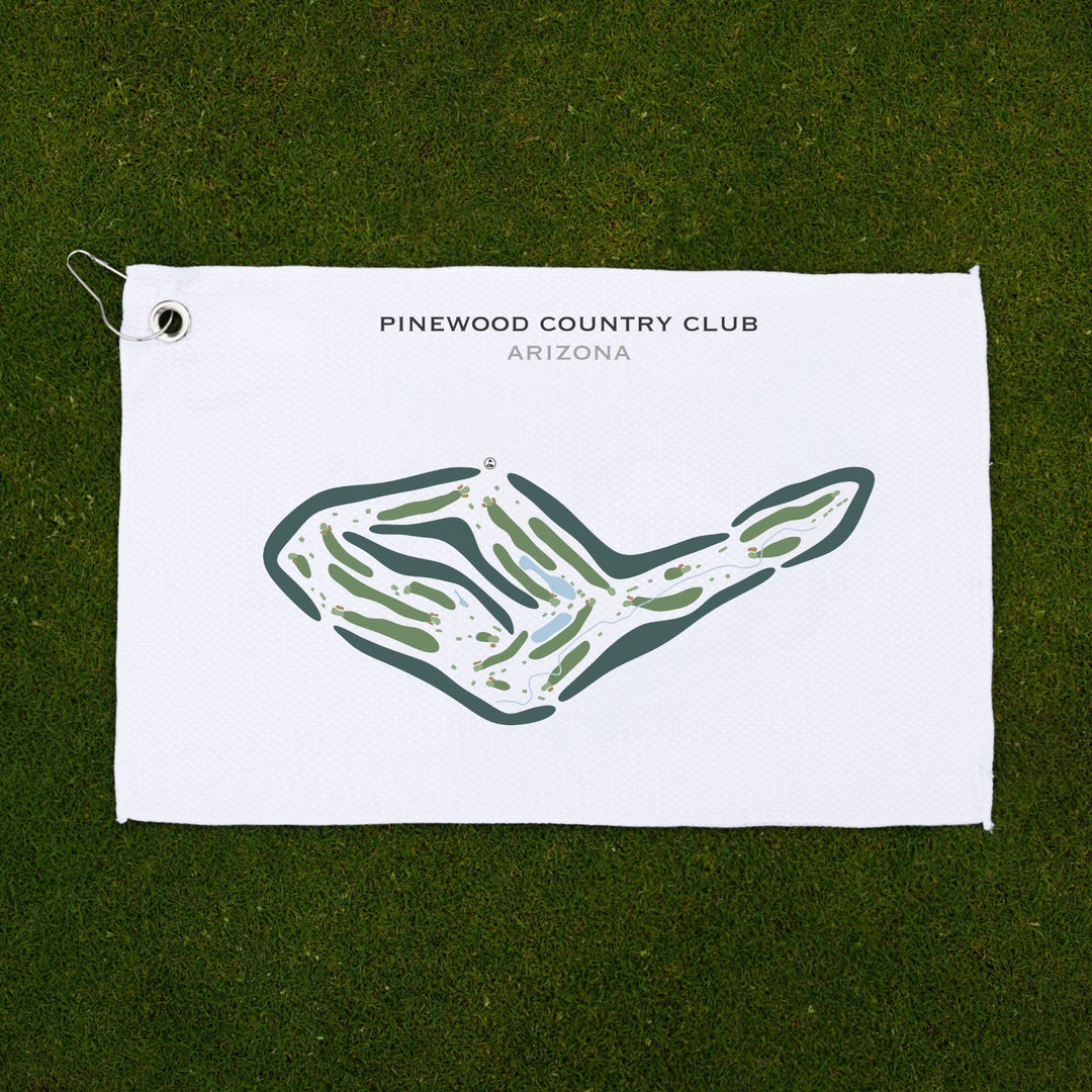 Pinewood Country Club, Arizona - Printed Golf Courses