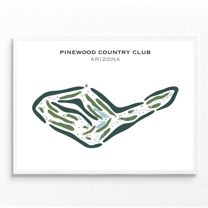 Pinewood Country Club, Arizona - Printed Golf Courses