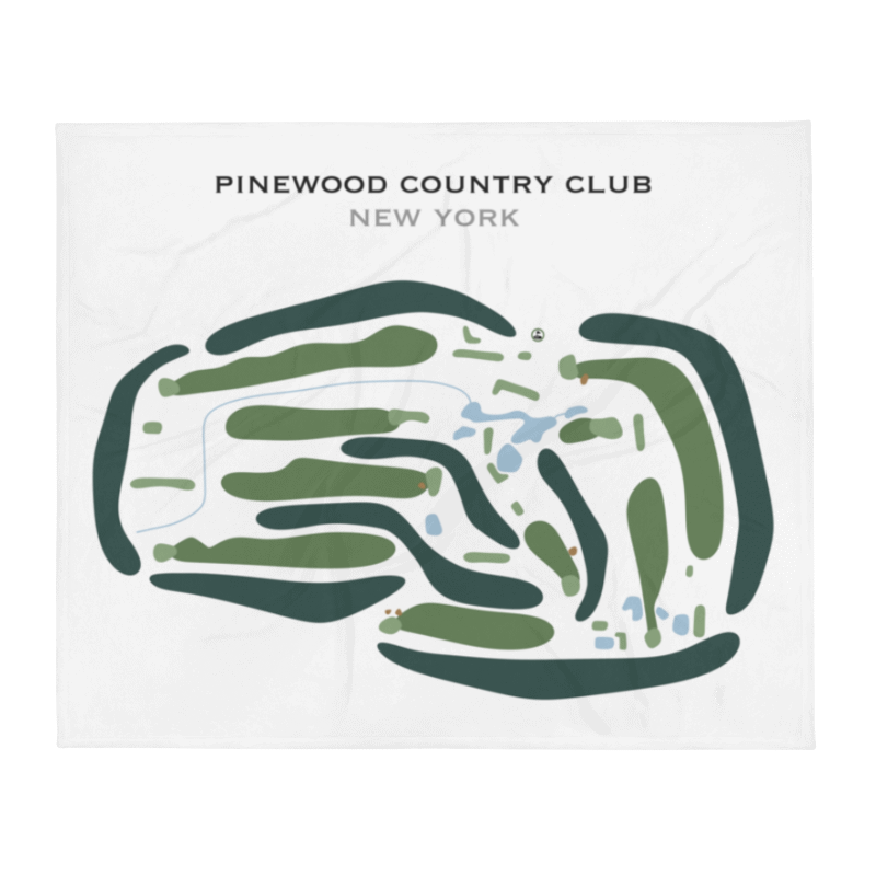 Pinewood Country Club, New York - Printed Golf Courses