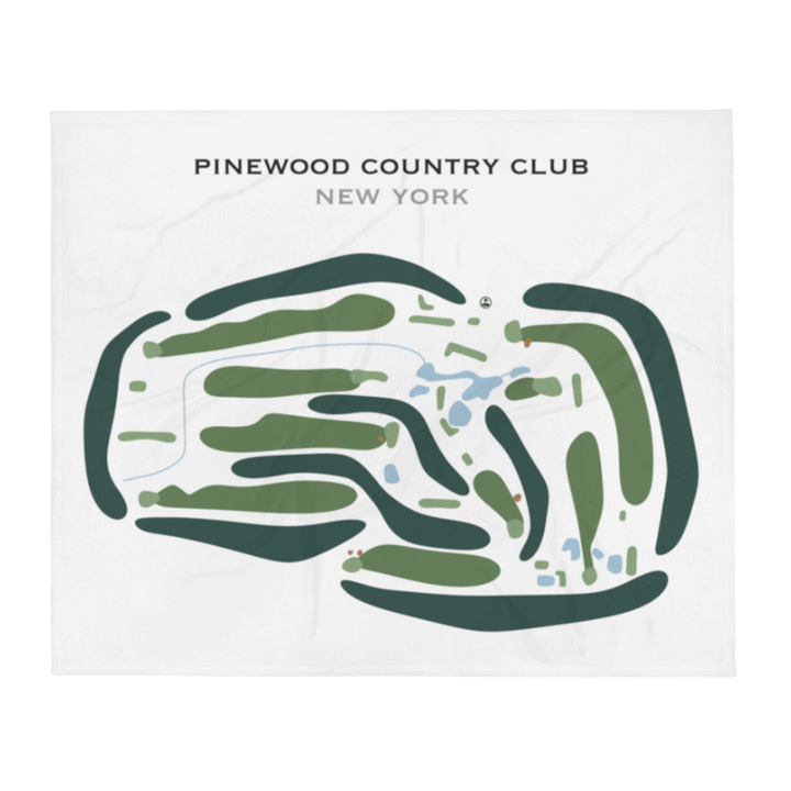 Pinewood Country Club, New York - Printed Golf Courses