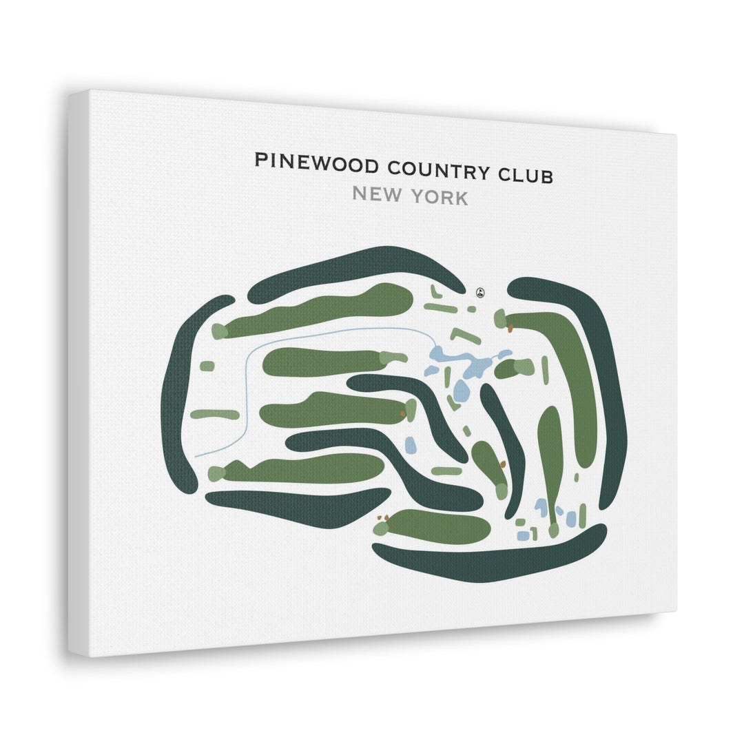 Pinewood Country Club, New York - Printed Golf Courses