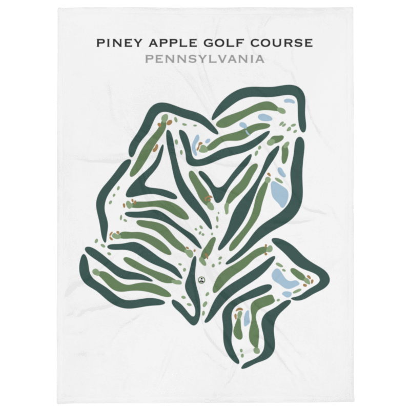 Piney Apple Golf Course, Pennsylvania - Printed Golf Courses