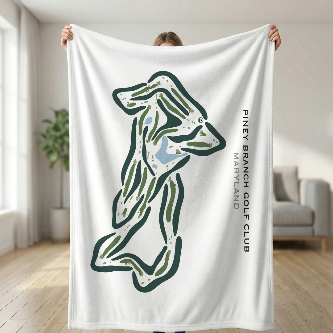 Piney Branch Golf Club, Maryland - Printed Golf Courses