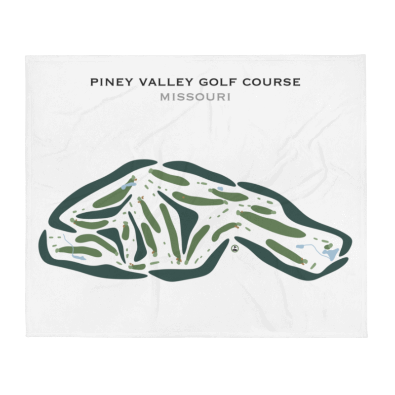 Piney Valley Golf Course, Missouri - Printed Golf Courses