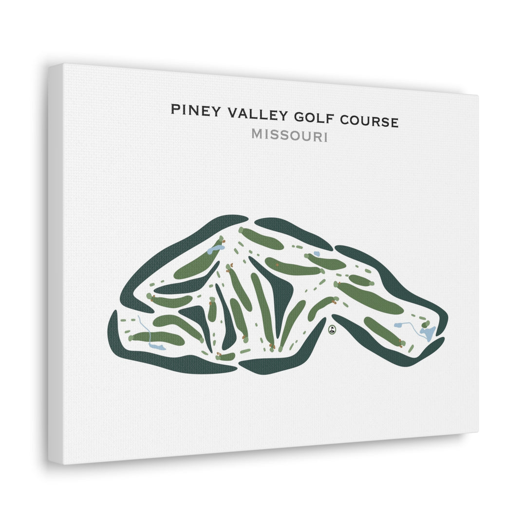 Piney Valley Golf Course, Missouri - Printed Golf Courses