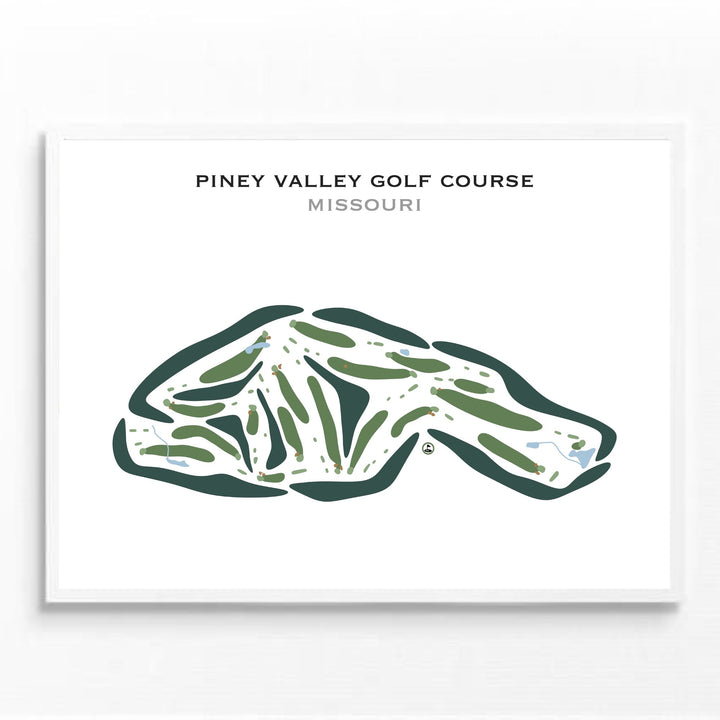 Piney Valley Golf Course, Missouri - Printed Golf Courses