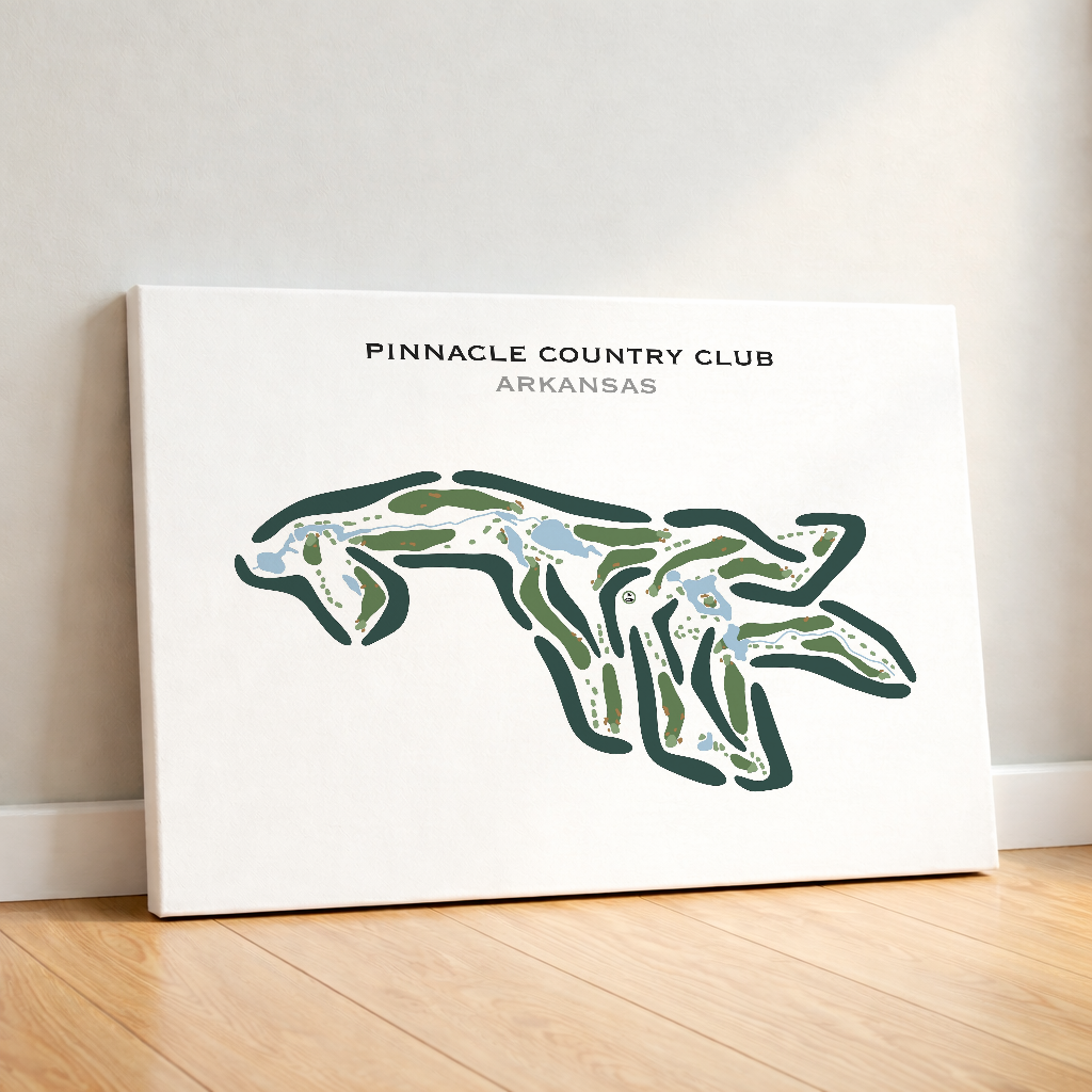 Pinnacle Country Club, Arkansas - Printed Golf Courses